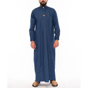 Mode d'usine Jubba arabe pour homme Design Thobe Nouveau style de vêtements islamiques avec logo personnalisé - Product Image 5