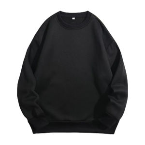 Sudadera de algodón para mujer 2025 con capucha, cuello redondo largo, hombro caído, ropa de calle, diseño forrado y estampado de soplo - Product Image 3