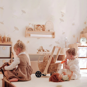 Poussettes de poupée jacinthe d'eau pour bébés poussettes en osier tressées à la main poussettes naturelles enfants jouets pour enfants - Product Image 6