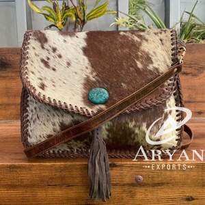 Custom New High-Quality Cowhide Crossbody Bag Luxury Desunger Large Capacity Genuine Leather Tassel Shoulder Handbags for Women - Product Image 1