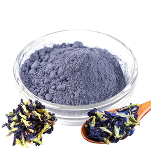 Flor de Clitoria Ternatea Seca Combinada con Polvo de Flor de Clitoria Ternatea, Materia Prima para Té, Suministro del Sudeste Asiático - Product Image 1