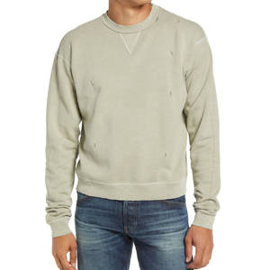 Sweat-shirts à col rond en coton 100% de style streetwear en gros, sweat-shirt à enfiler pour homme, impression de logo personnalisée - Product Image 1