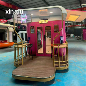 街头食品拖车餐饮食品卡车设备齐全的移动餐厅爆米花特许拖车 - Product Image 4