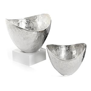 Bol arrondi en métal aluminium de conception faite à la main écologique profonde de conception moderne pour le bol de service de nourriture de restaurant d'hôtel - Product Image 2