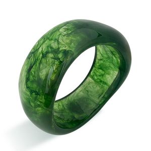 กำไลข้อมืออะคริลิคทำจากเรซิ่นประดับอัญมณีหลากสีสำหรับผู้หญิง - Product Image 2