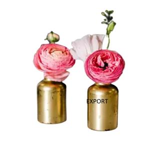 Juego de 2 macetas y jarrones de Decoración de mesa de latón macizo, decoración de lujo para el hogar, florero para sala de estar a precios asequibles - Product Image 1