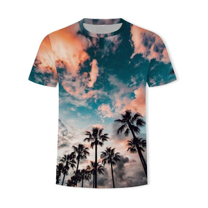 เสื้อยืดผ้าโพลีเอสเตอร์100% พิมพ์ซับลิเมชันงาน OEM ออกแบบได้ตามต้องการ - Product Image 3