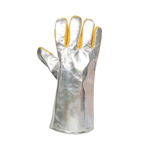 Gants de soudage de qualité supérieure Gants en cuir véritable Odm & Oem Service Gants de soudage Prix bon marché à vendre - Product Image 3
