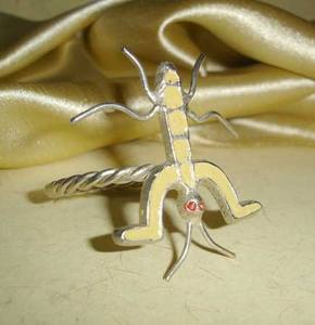 Anneaux de finition en nickel doré, pour serviettes de poisson - Product Image 5