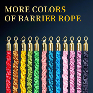 Barriera per il controllo della folla nel traffico, per la gestione delle code VIP, con tappeto rosso per eventi e fiere automobilistiche, in velluto, con pali e supporti - Product Image 3