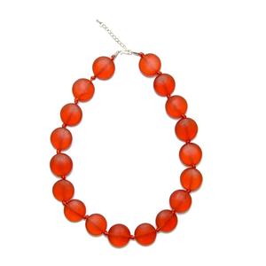 Collier de perles en résine bijoux de mode faits à la main d'Inde à vendre en vrac colliers en gros multi couleurs - Product Image 4