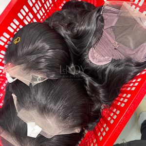 Peluca de cabello humano vietnamita 100% de la mejor calidad, pelucas frontales de encaje de Color Natural con ondas corporales, grado de cabello virgen - Product Image 6