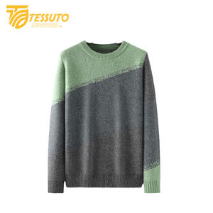 Pull ample et décontracté en tricot à col rond pour hommes Streetwear tricoté pull en tricot pour hommes pull décontracté pour hommes - Product Image 6