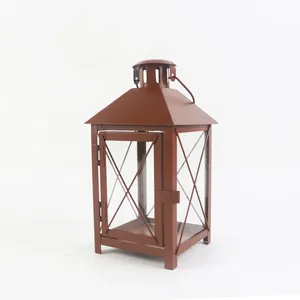 OEM Wholesale <b>Black</b> Powder Coating Metal Hanging <b>Lantern</b> for Event Decor for Restaurant Interior Candle Holders and Candle Jars - Product Image 2