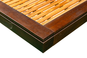 Cama de estilo japonés de alta calidad, madera de roble blanco nogal, diseño antiguo y minimalista elegante Simple para el hogar, apartamento de caoba - Product Image 3