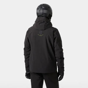 Men's Soft-Shell Jackets for Winter Work & Sports Waterproof Long Length <b>Coat</b> Letter Pattern for Outdoor Hiking Jackets - Product Image 2