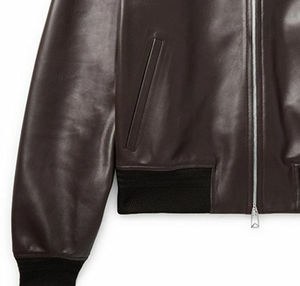 Chaqueta de piel auténtica con capucha unisex, prendas de vestir exteriores de moda, ropa de motorista elegante, proveedor mayorista con logotipo personalizado de invierno cálido - Product Image 6