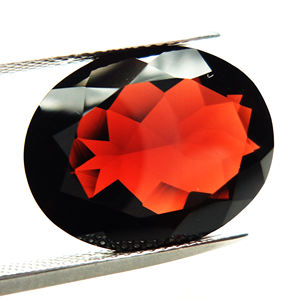 100% Anillos de granate rojo natural Fabricación de joyas Granate rojo de Mozambique precioso suelto Certificado de alta calidad a precios al por mayor OEM - Product Image 1