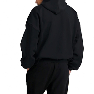Sweat à capuche d'hiver pour hommes et femmes vente en gros et au détail couleur unie simple style de base soutien en gros 2026 - Product Image 3