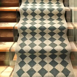 พรมปูพื้นขนาดใหญ่2.6x22-2.6x30ผืนวิ่งผ้าฝ้ายดีไซน์แบบ kilim Green oushak ทำมือ - Product Image 1