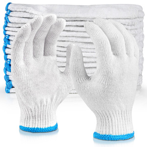 Guantes de seguridad para riesgos mecánicos Guantes de trabajo de seguridad con forro blanco y revestimiento de nitrilo gris Uso industrial Resistente a Cortes - Product Image 3