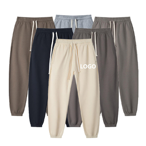 Logo personnalisé 2025 Pantalons de survêtement unisexe Pantalons de survêtement en molleton de coton pour hommes Pantalons de jogging décontractés avec pantalons de survêtement vierges - Product Image 5