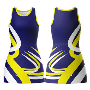 Meilleurs ensembles d'uniformes d'équipe de netball pour femmes, kits complets, impression par sublimation intégrale, 100% polyester, respirant, séchage rapide, ajustement confortable - Product Image 6