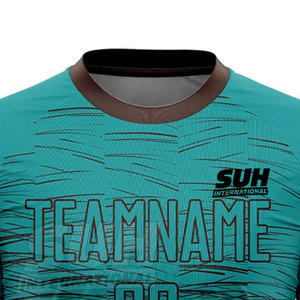 Nueva Camiseta de Fútbol Sublimada para Entrenamiento, Transpirable, de Manga Corta, de Secado Rápido, de Alta Calidad, Precio al por Mayor - Product Image 3