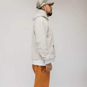 Sudadera con capucha Lisa personalizada para hombres y mujeres-Sudadera con capucha unisex suave y cómoda perfecta para ropa informal - Product Image 3