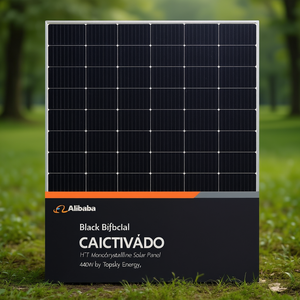 Panneau solaire monocristallin HJT bifacial noir 440W par Topsky Energy - Product Image 3
