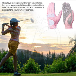 Guantes de Golf Antibacterianos de Alta Calidad con Logotipo Personalizable y Agarre Antideslizante, con Cuero Cabretta para Uso Deportivo Masculino, Diseño Premium - Product Image 5