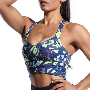 ชุดโยคะพิมพ์ลายสำหรับผู้หญิงวัสดุอ่อนนุ่มช่วยพยุงและใส่สบายสำหรับโยคะและฟิตเนส - Product Image 5