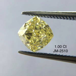 Fancy Yellow Coussin Cut VS2 Grade 1.00 Carat VS1 Clarity IGI Certified Natural Loose Diamants From India aux prix de gros - Product Image 1