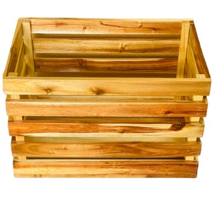 New Design Vietnam Suppliers Wholesalecustom <b>Wooden</b> <b>Crate</b> Box <b>Wooden</b> <b>Crates</b> for Fruit <b>Storage</b> and Export Fumigated <b>Crate</b> Oem - Product Image 1