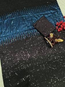 Indian Boutique Exclusivo Pesado Georgette Tela Bordado Sari Elegante Nupcial Étnico Fiesta Desgaste Verano Adecuado Elegante - Product Image 2