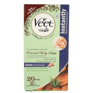 Bandes corporelles orientales Veet - Aloe Vera & Huile d'amande - Product Image 1
