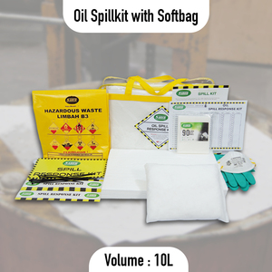Oil Spill Kit 10 Liter with Soft Bag – Portable Emergency Oil Spill Control Kit for Industrial Use - Product Image 2