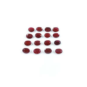 Rubis naturels africains non traités, ovales calibrés 5x7mm, pierres précieuses rouges en taille coussin et marquise pour accessoires de joaillerie - Product Image 4