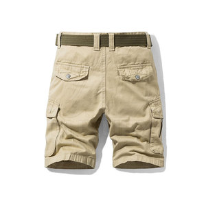 กางเกงคาร์โก้กางเกงผู้ชายขาสั้นผ้าคอตตอนเนื้อแข็งปานกลางแห้งเร็วเสื้อผ้าแนวสตรีทแบบ100% - Product Image 2