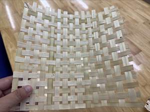Mantas de Bambú Tejidas, Tapetes Cuadrados de Bambú para Decoración, Red de Bambú Decorativa Tejida Multiusos, Natural, Sin Olor, Hecha a Mano para el Hogar - Product Image 3