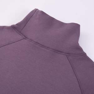 Sweat-shirt à manches longues et col haut pour hommes, automne-hiver, en molleton épais et ample - Product Image 6