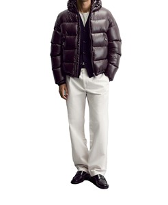 Veste coupe-vent chauffante à capuche élégante et respirante pour homme avec fermeture éclair intégrale et technologie coupe-vent pour toutes les saisons - Product Image 6