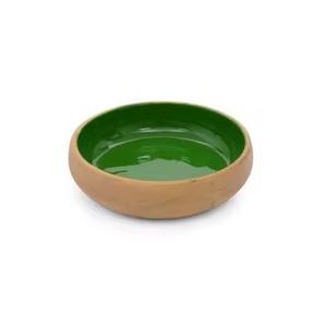 Juego de 2 Tazones de Madera Esmaltada para Servir Ensaladas y Postres, Multiusos para Restaurantes - Product Image 4