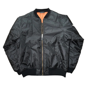 Blousons bombardiers décontractés unisexe pour l'automne OEM vente en gros blouson bombardier en tissu polyester de haute qualité manteau de baseball - Product Image 3