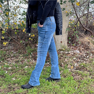 Pantalones Vaqueros de Invierno para Mujer, Más Vendidos, Casuales, para Exteriores, de Frente Plano, 100% Algodón, Ecológicos, de Secado Rápido, Cómodos - Product Image 4