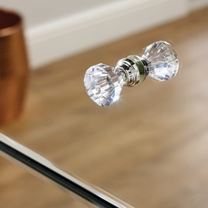 <span class=keywords><strong>Table</strong></span> <span class=keywords><strong>de</strong></span> <span class=keywords><strong>Chevet</strong></span> Moderne Argentée à Panneau <span class=keywords><strong>en</strong></span> Bois et Façade <span class=keywords><strong>Miroir</strong></span> avec Éclairage LED et Design Éco-Responsable pour Chambre et Hôtel - Product Image 3