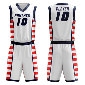 100% Polyester Design Sublimation Imprimé Hommes Femmes Basketball Uniformes Logo Personnalisé Impression Basketball Uniformes - Product Image 2