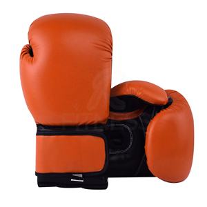 Guantes de Boxeo MMA Profesionales y Duraderos de Cuero Genuino con Cierre de Velcro Personalizables para Entrenamiento - Envío Gratis - Product Image 1