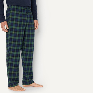 กางเกงแฟลนเนลลำลองคุณภาพดีสำหรับผู้ใหญ่ สไตล์ไฮสตรีท เป็นมิตรกับสิ่งแวดล้อม เอวยางยืดระดับกลาง ไซส์พลัส ระบายอากาศได้ดี น้ำหนักเบา ลายสก็อต - Product Image 3