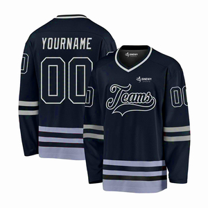 Jersey de hockey sobre hielo de poliéster 100% de color personalizado ropa de entrenamiento de equipo deportivo para adultos camiseta de hockey sobre hielo - Product Image 3